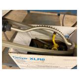 Industrial Cart Mixed Lot With Fan, Hose & Supplies