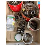 Metal Filing Cabinets Filled With Hardware Mixed Lot