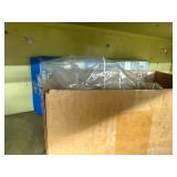 Mixed Lot: Cabinet Assortment of Auto Care, Cleaners & Hardware - qty contents not verified - cabinet not inc