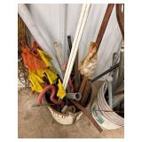 Mixed Lot of Garden and Shop Tools