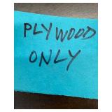 Mixed Plywood Panel Lot