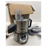 $240 Anatole Electric Vegetable Dicer Slicer Shredder 5 in 1 Commercial Food Processor 16-Cup Stainless Steel Veggie Chopper Heavy Duty with 5 Blades Auto Discharge for Potato Onion Carrot 300W