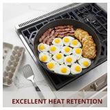$150 Large Cast Iron Skillet 20 Inch with Lid, Pre Seasoned Cast Iron Skillet for Cooking & Frying   XL Heavy Duty Pan with Dual Handles and   Ideal for Grill, Oven, Stove, Campfire Use
