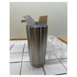 $173 Sieral 36 Pack Stainless Steel Tumblers Bulk with Lids Double Wall Vacuum Insulated Coffee Cups Blank leakproof Powder Coated Tumblers for Engraving Wedding Graduation Party Favors(20 oz,Silver)