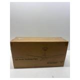 $207 Haipeel 52 Inch Black Outdoor Ceiling Fans with Lights, Wood 3 Blades Outdoor Fan with Light and Remote Control Modern Propeller Ceiling Fans for Patios Porch Garage, ETL Listed DC Motor, Matte B
