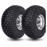 15x6.00-6 Lawn Mower Tire and Wheel Front Tire Compatible with John Deere Craftsman Husqvarna Riding Mowers Lawn Tractors