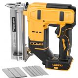 Electric Nail Gun for Dewalt 20V Battery, 18 Gauge 2 in 1 Brad Nailer Cordless Brushles Staple Gun with 1000pcs Nails and 1000pcs Staples Included for Home Improvement, DIY (No Battery)