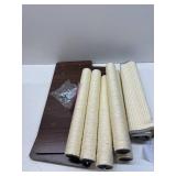 Veehoo Couch Protector from Cat Claws, Couch End Table with Cat Scratch Panel and Scratching Posts, Pet Corner Sofa Side Table Scratcher, Back Walnut, Left