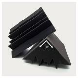 Acoustic Foam Bass Traps -12 Pack Wall Corner Studio Foam Blocks 12" X 7" X 7" Low-Frequency Sound Absorption Material for Home Studio and Theater etc. (12 Pack, Bass traps)