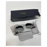 RONSOU Steampunk Style Round Vintage Polarized Sunglasses Retro Eyewear UV400 Protection Matel Frame