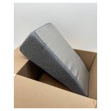 HOMBYS Leg Elevation Pillow for After Surgery, Knee Replacement & Recover, Wedge Pillow for Knee, Hip, Ankle Support, Home Recovery Equipment (Grey, 27in 16in 9in)