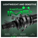 KastKing Zephyr Dual Tip Fishing Rod, Lightweight KastFlex IM6 Graphite Spinning & Casting Rod with Zirconium Oxide Ring Guides, Hook Keeper, EVA Grip, PTS Power Transition System