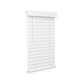 2" Cordless Faux Wood Blind - Bright White - 30"x60"