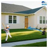 Upgraded Electronic Baseball Pitching Machine with Tripod/8 Balls for Youth - Adjustable Angles & Speeds,AC Powered & Battery Powered Ideal for Beginner Batting & Fielding Training