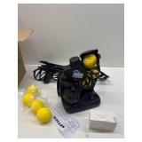 Upgraded Electronic Baseball Pitching Machine with Tripod/8 Balls for Youth - Adjustable Angles & Speeds,AC Powered & Battery Powered Ideal for Beginner Batting & Fielding Training