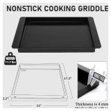 Utheer Ceramic Grill Griddle 7658 for Spirit 200 300 and Genesis Grills | Fits Spirit E210 E310 E320 and Genesis Silver B C, built for even heat, nonstick cooking, easy cleanup