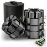 RV Stabilizer Blocks 4-Pack - Professional Heavy Duty Polymer Jack Blocks 40000 lbs - Complete Leveling Kit with Storage Bag