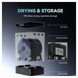 SUNLU 3KG Filament Dryer SP2 & Storage Box, 70  Max Temperature and 15min Fast Heating for 3D Printer Filament Drying and Sealing with Heat Control, Compatible with 1.75mm/2.85mm PLA PETG TPU ABS ASA