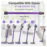 Replacement Wand Quick Release Wand Compatible with Dyson V7 V8 V10 V11 V15 Stick Vacuum Cleaners, Extension Vacuum Replacement Tube, Purple