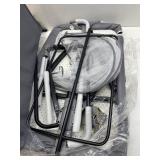 $150 Baby Bassinet, HDJ Baby Bedside Sleeper Bassinet with Storage Basket for Infant, Bedside Crib for 0-6 Months, Dark Gray