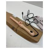 Rotating Curling Iron 1 inch 2025 New Version - Automatic Hair Curler - Self Spinning Curling Wand for Medium to Long Hair Length (Peach)