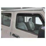 2018-2026 in-Channel Rain Guards for Jeep Wrangler JL Side Window Deflector Visors Unlimited 4 Door & for Jeep Gladiator JT 2020-2026 Vent Shades