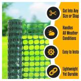 Houseables Fencing, Temporary Fence, Snow Fence, 4x100