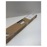 LOTUS & WINDOWARE Cordless Faux Wood Blinds, 34.5" Wide x 60" Long, Smooth, Snow White, 2 Inch Horizontal Blinds   for Living Room, Bedroom, Interior Door Windows
