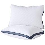 Meoflaw Pillows for Sleeping (2-Pack), Luxury Hotel Pillows Queen Size Set of 2,Bed Pillows for Side and Back Sleeper (Queen)
