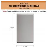 Extra Large Dog Door Replacement Flaps with Screws, Compatible with PetSafe Freedom Doggie Doors PAC 11-11040, Measures 13 1/8"x 24 7/8", Flexible, Durable, BPA-Free, Weather Resistant Materials