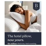 Beckham Hotel Collection Bed Pillows King Size Set of 2 - Down Alternative Pillow for Back, Stomach or Side Sleepers