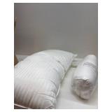 Beckham Hotel Collection Bed Pillows King Size Set of 2 - Down Alternative Pillow for Back, Stomach or Side Sleepers