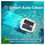 $369 Solar Powered Robotic Pool Surface Skimmer Cleaner