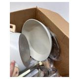 Carote pots and pan set. Some damaged.