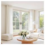 ChadMade Ceiling Track Kit with Hooks, Wall Mount Curtain Track, x-Large Size for Space 12ft - 18ft Wide, Single Window Rods Work with Grommet and Pinch Pleated Curtain, White
