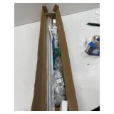 ChadMade Ceiling Track Kit with Hooks, Wall Mount Curtain Track, x-Large Size for Space 12ft - 18ft Wide, Single Window Rods Work with Grommet and Pinch Pleated Curtain, White