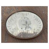 German Silver Belt Buckle