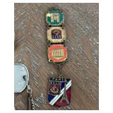 Pins, Medals, Dog Tags