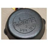 Set of 8 Lodge 2" Cast Iron Skillets