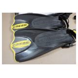 Cressi Adult Rondine Palau Fin Snorkel Set - Fin Size L/XL