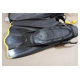 Cressi Adult Rondine Palau Fin Snorkel Set - Fin Size M/L