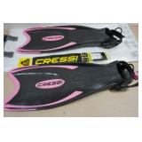 Cressi Adult Rondine Palau Fin Snorkel Set - Fin Size XS/S
