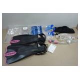 Cressi Adult Rondine Palau Fin Snorkel Set - Fin Size S/M