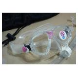 Cressi Adult Rondine Palau Fin Snorkel Set - Fin Size S/M