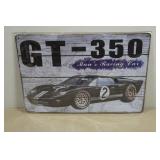 Vintage Style Metal Sign - GT-350