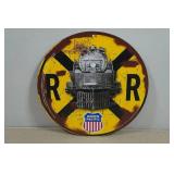 Novelty Metal Sign - Railroad Crossing