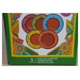 Carlos Cactus Canyon Terracotta Salad Plates Set of 5