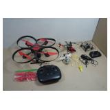 Assorted RC Drones and Accessories