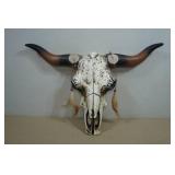 Resin Steer Skull Replica Wall Décor