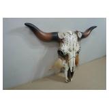 Resin Steer Skull Replica Wall Décor